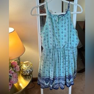 francesca’s blue sun dress